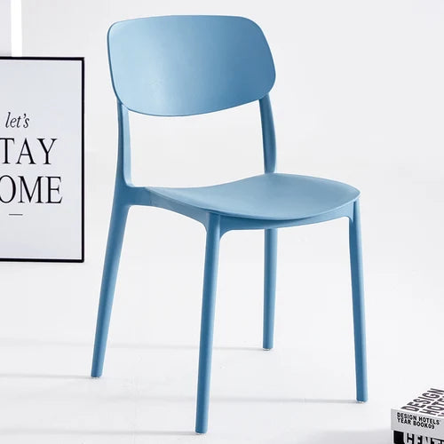 Kitchen Plastic Dining Chairs Nordic Modern European Home Dining Chairs Ultralight Trendy Sillas Comedor Garden Furniture Sets
