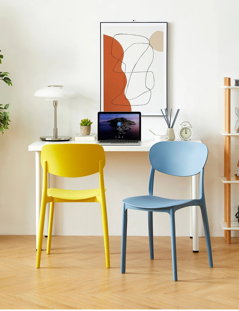 Kitchen Plastic Dining Chairs Nordic Modern European Home Dining Chairs Ultralight Trendy Sillas Comedor Garden Furniture Sets